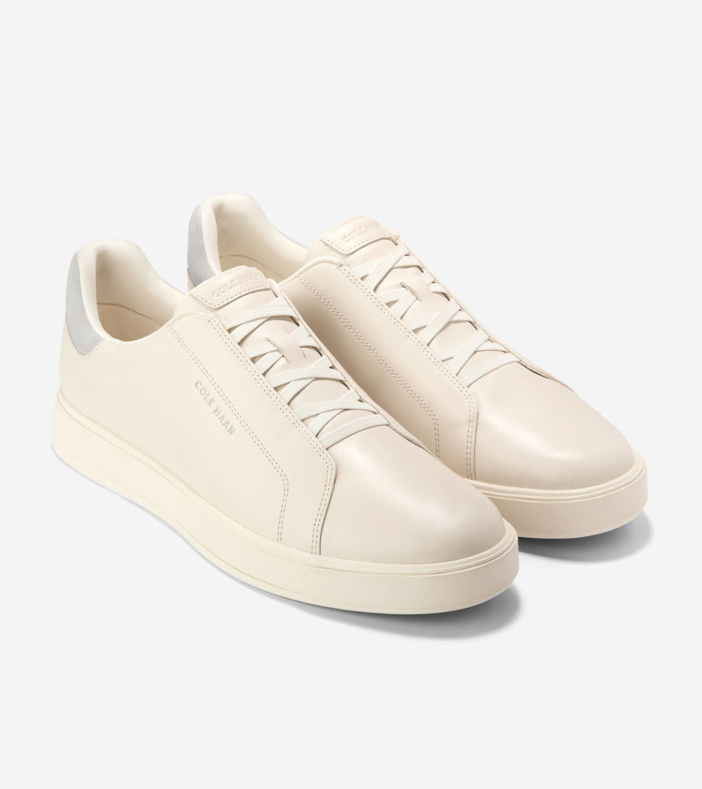 COLE HAAN - GP LUXE SLIP ON SNK-IVORY / MICROCHIP - C40066