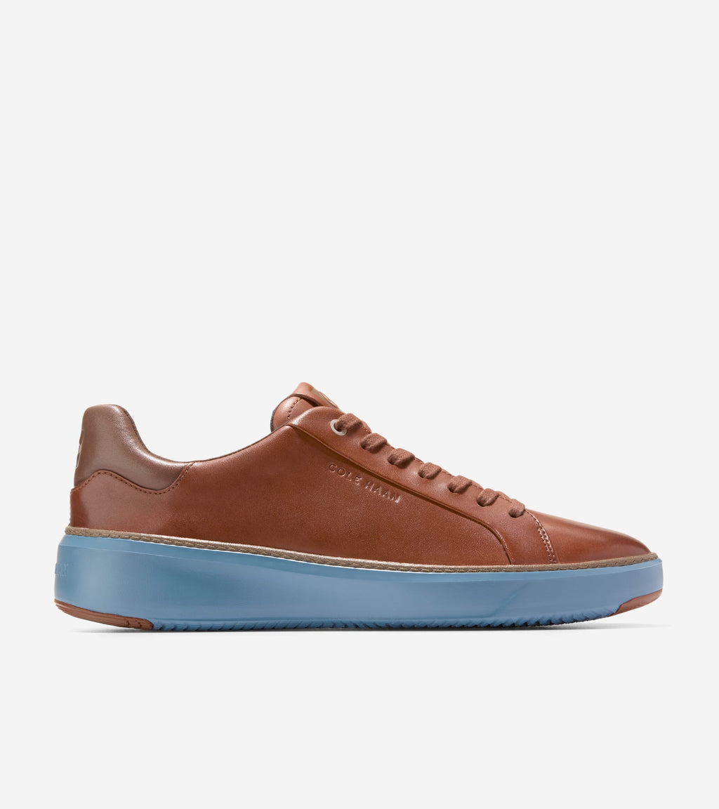 COLE HAAN - GP TOPSPIN SNEAKER-WOODBURY/LAVA BROWN - C40591