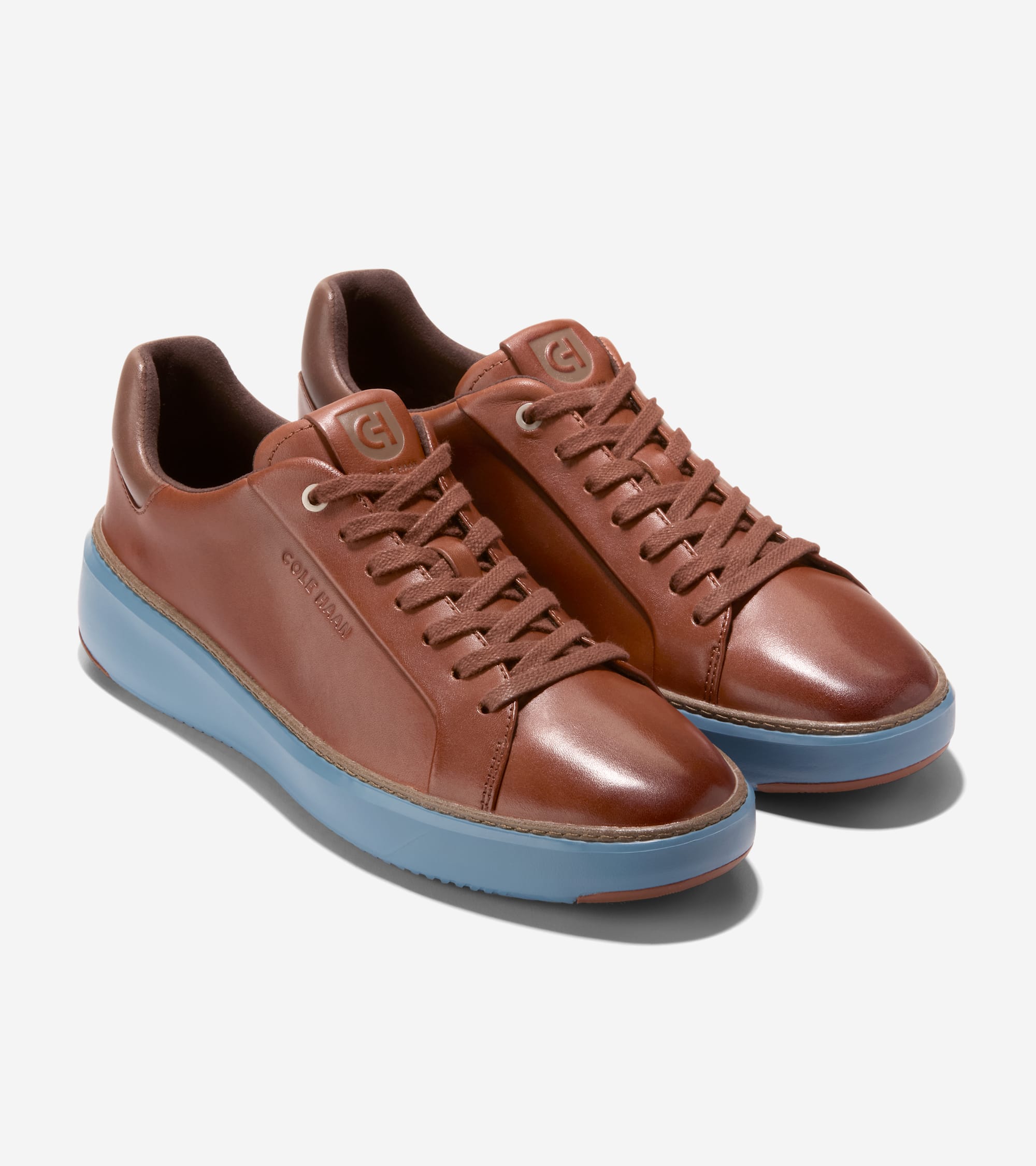 COLE HAAN - GP TOPSPIN SNEAKER-WOODBURY/LAVA BROWN - C40591