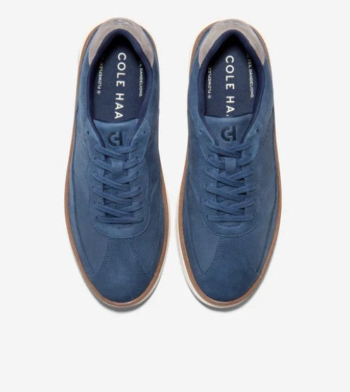 COLE HAAN - GP FTHRARC BK TOE SK-BIG DIP Blue /SEA STONE - C40619