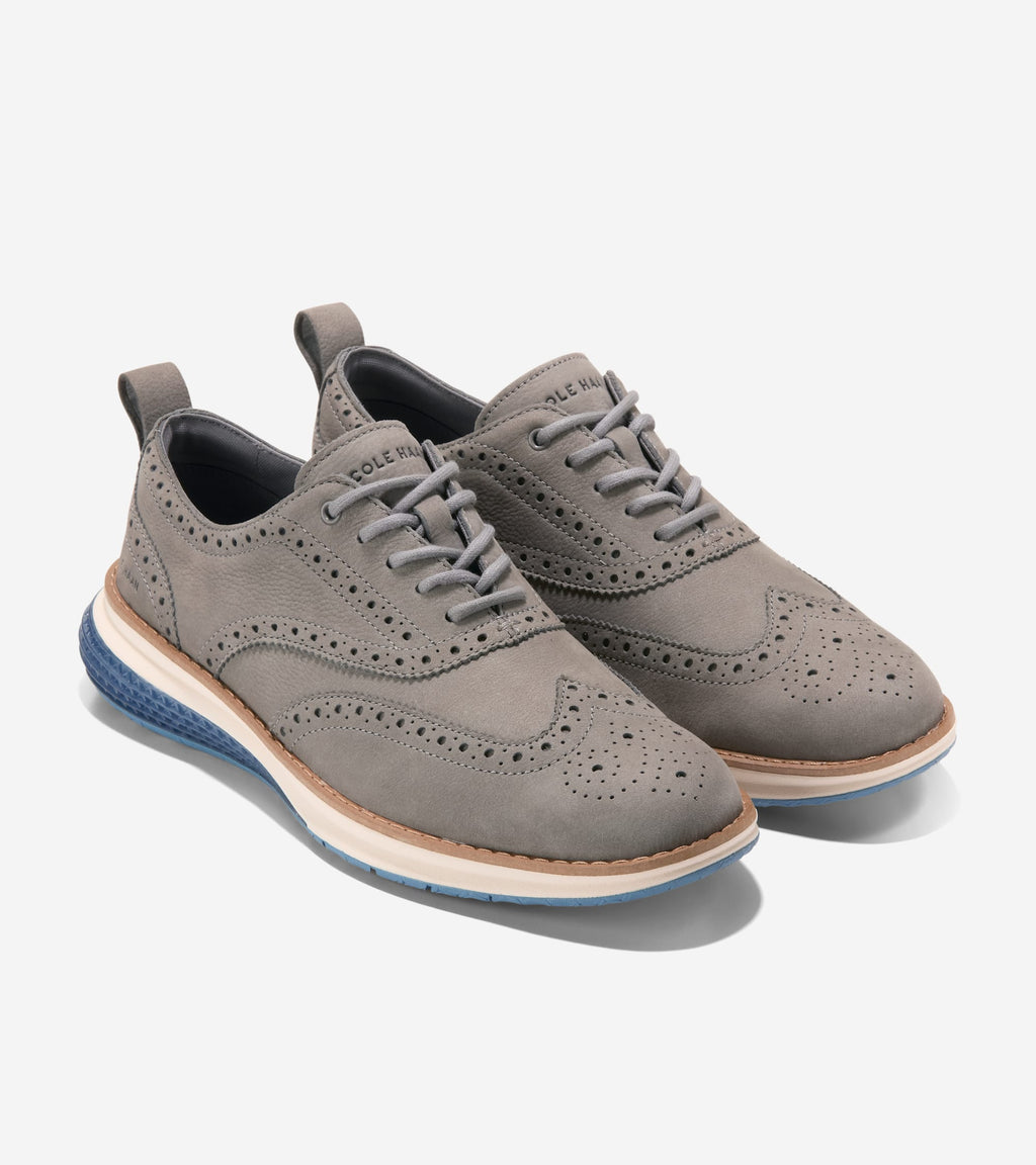 COLE HAAN - OG ENRGYWEAVE WNG OX-IRONSTONE NBK/IVORY - C40679