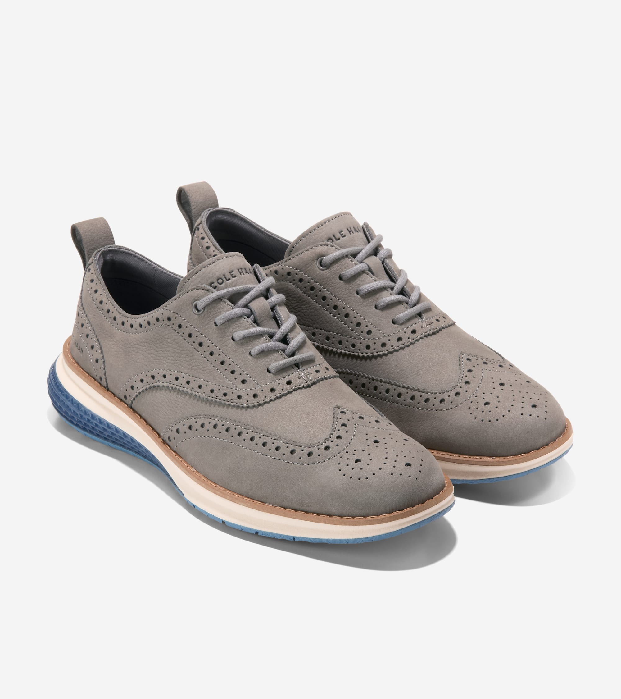 COLE HAAN - OG ENRGYWEAVE WNG OX-IRONSTONE NBK/IVORY - C40679
