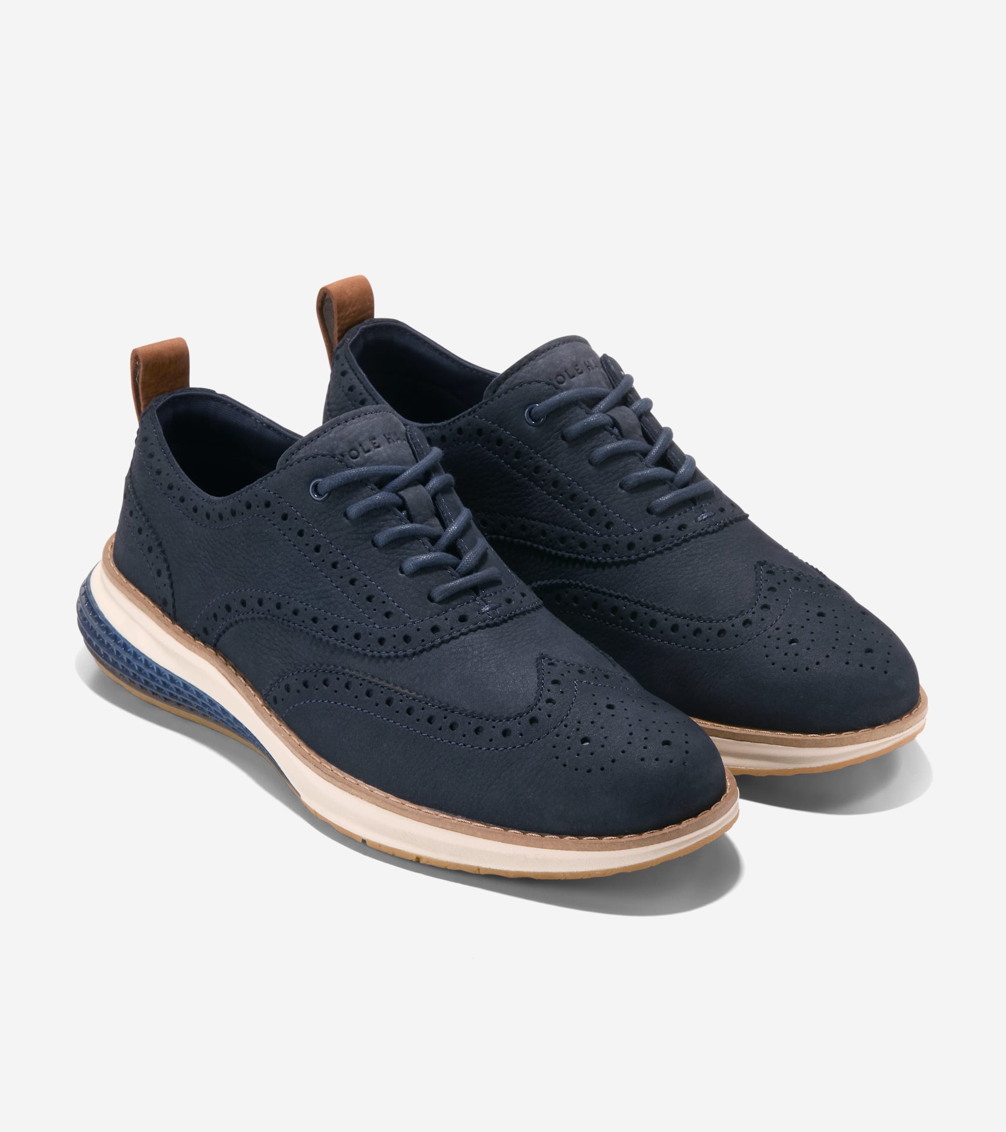 COLE HAAN - OG ENRGYWEAVE WINGTIP OXFORD - NAVY - C40680