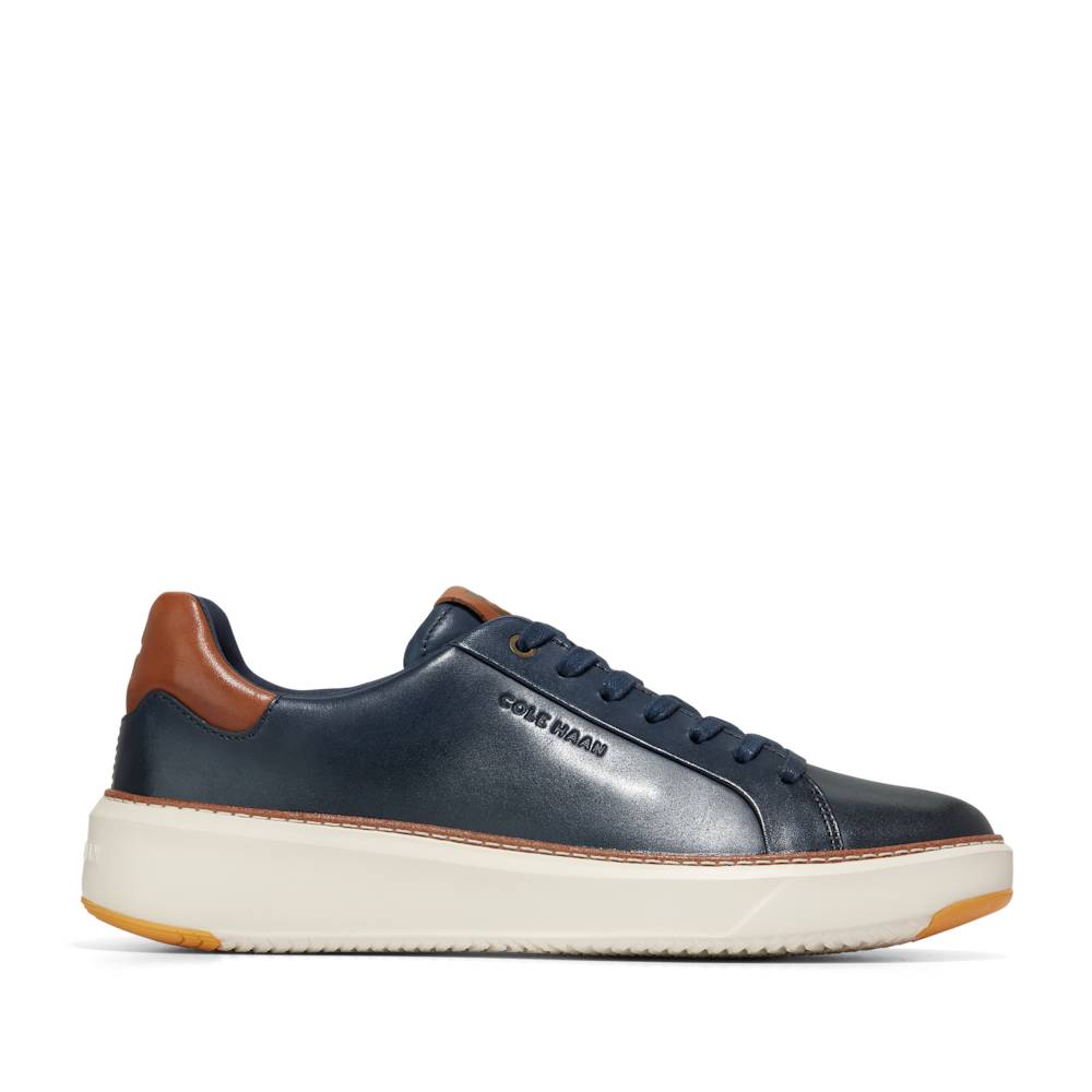 COLE HAAN - GP TOPSPIN SNEAKER-NVY BLZR LTHR/IVRY - C37158